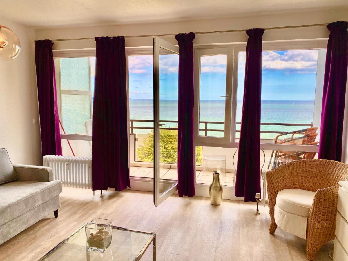 Studio Mit Panorama-Meerblick Und Direkter Strandlage In Scharbeutz Ngoại thất bức ảnh