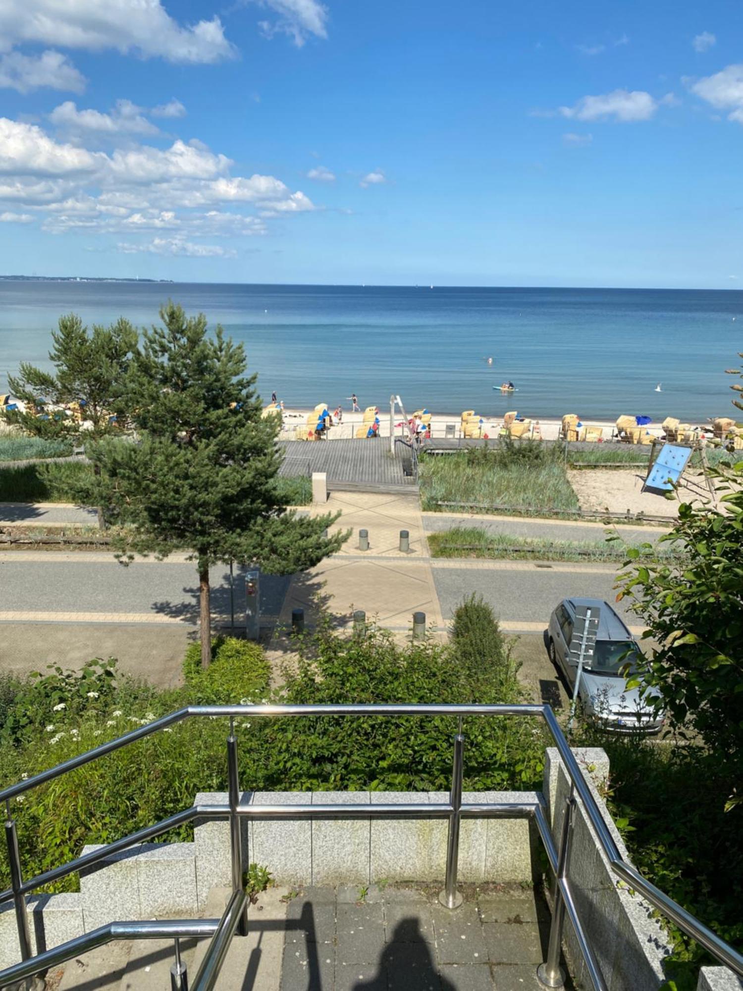 Studio Mit Panorama-Meerblick Und Direkter Strandlage In Scharbeutz Ngoại thất bức ảnh